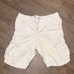 American Eagle Outfitters Light Tan Cargo Shorts